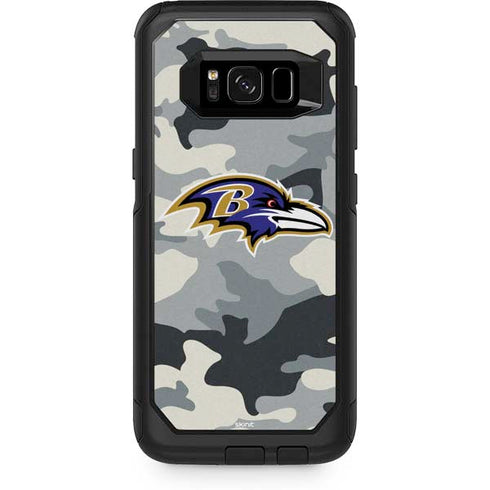 NFL Baltimore Ravens Camo Otterbox Commuter Galaxy Skin