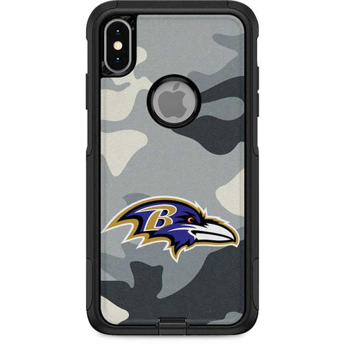 NFL Baltimore Ravens Camo Otterbox Commuter iPhone Skin