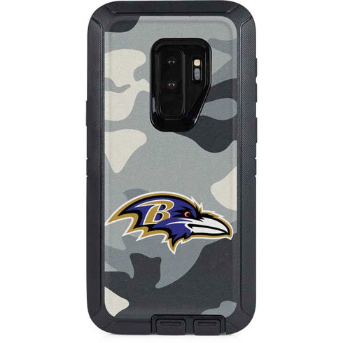 NFL Baltimore Ravens Camo Otterbox Defender Galaxy Skin