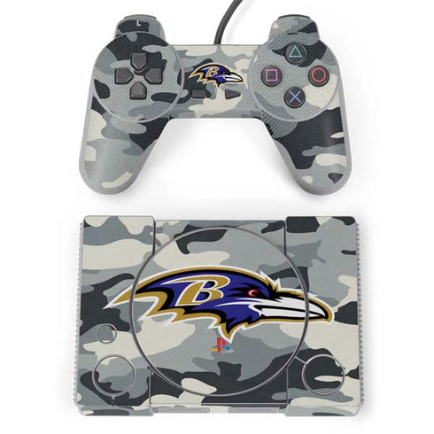 NFL Baltimore Ravens Camo PlayStation Classic Bundle Skin