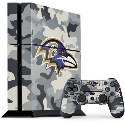 NFL Baltimore Ravens Camo PS4 Console and Controller Bundle Skin
