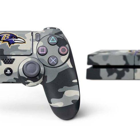NFL Baltimore Ravens Camo PS4 Console and Controller Bundle Skin
