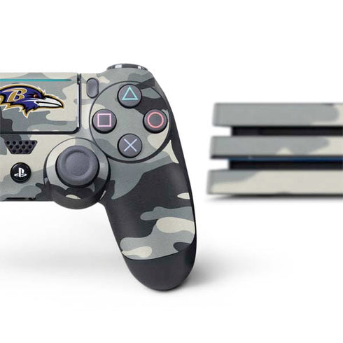 NFL Baltimore Ravens Camo PS4 Pro Bundle Skin