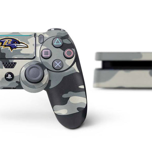 NFL Baltimore Ravens Camo PS4 Slim Bundle Skin