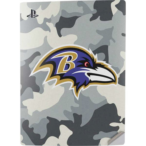 NFL Baltimore Ravens Camo PS5 Digital Edition Console Skin
