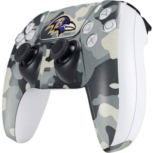 NFL Baltimore Ravens Camo PS5 Controller Skin