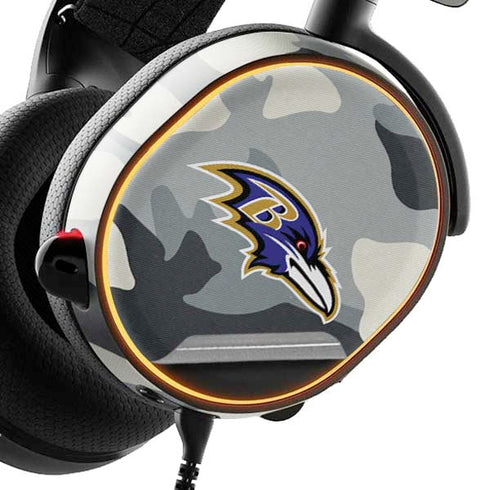NFL Baltimore Ravens Camo SteelSeries Arctis 3 Skin