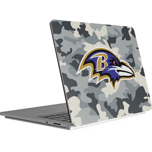 NFL Baltimore Ravens Camo Surface Laptop Studio Skin