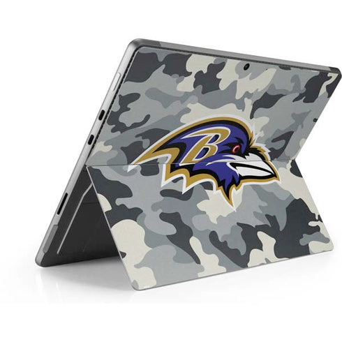NFL Baltimore Ravens Camo Surface Pro 9 Skin
