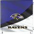 NFL Baltimore Ravens Corsair 4000D Tempered Glass Mid-Tower ATX Case Skin