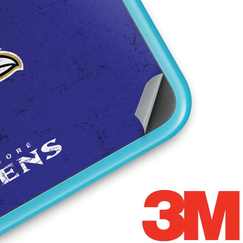 NFL Baltimore Ravens Distressed Nintendo 2DS XL (2017) Skin