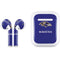 NFL Baltimore Ravens Distressed Apple AirPods Skin