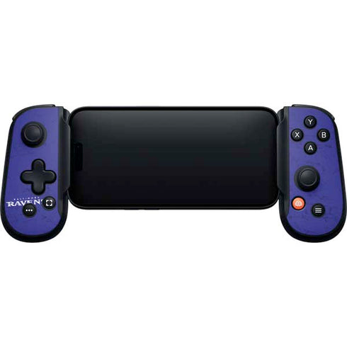 NFL Baltimore Ravens Distressed Backbone One for iPhone Game Controller Skin