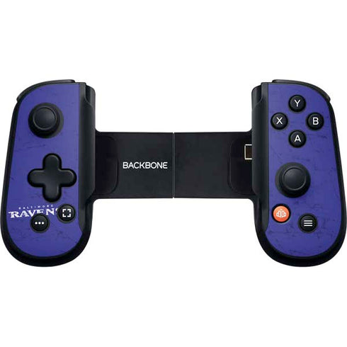 NFL Baltimore Ravens Distressed Backbone One for iPhone Game Controller Skin