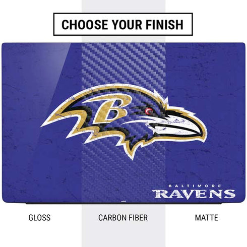 NFL Baltimore Ravens Distressed Dell Vostro Skin