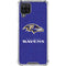 NFL Baltimore Ravens Distressed Galaxy A12 Clear Case