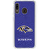 NFL Baltimore Ravens Distressed Galaxy A20 Clear Case