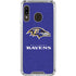 NFL Baltimore Ravens Distressed Galaxy A30 Clear Case