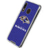 NFL Baltimore Ravens Distressed Galaxy A30 Clear Case