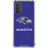 NFL Baltimore Ravens Distressed Galaxy A32 5G Clear Case