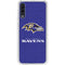 NFL Baltimore Ravens Distressed Galaxy A50 Clear Case