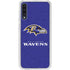 NFL Baltimore Ravens Distressed Galaxy A50 Clear Case