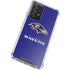 NFL Baltimore Ravens Distressed Galaxy A52 5G Clear Case