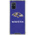 NFL Baltimore Ravens Distressed Galaxy A71 5G Clear Case
