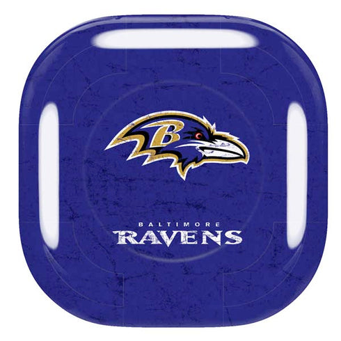 NFL Baltimore Ravens Distressed Galaxy Buds Pro Skin