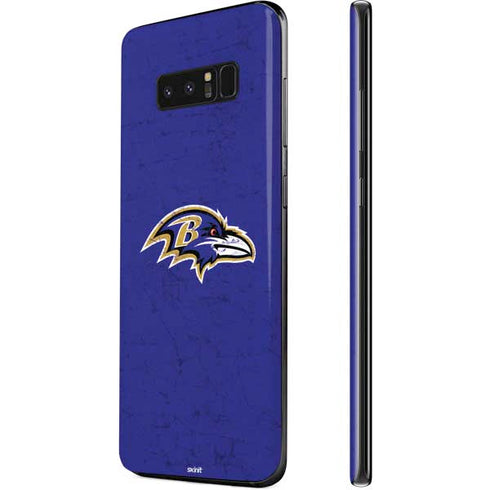 NFL Baltimore Ravens Distressed Galaxy Note 8 Skin