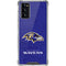 NFL Baltimore Ravens Distressed Galaxy Note20 5G Clear Case