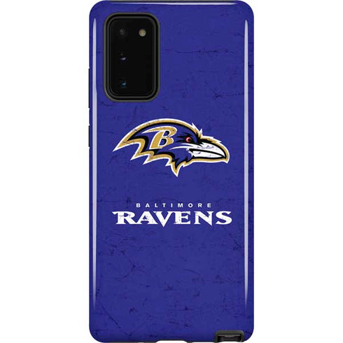 NFL Baltimore Ravens Distressed Galaxy Note20 5G Pro Case