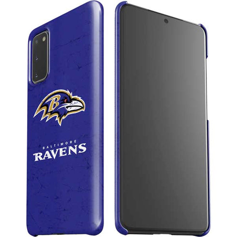 NFL Baltimore Ravens Distressed Galaxy S20 Lite Case