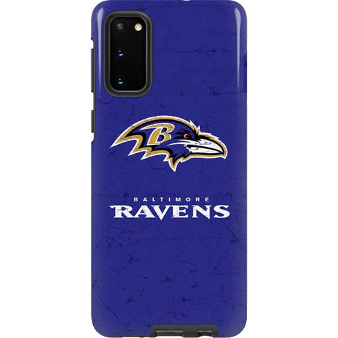 NFL Baltimore Ravens Distressed Galaxy S20 Pro Case