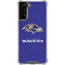 NFL Baltimore Ravens Distressed Galaxy S21 FE Clear Case