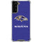 NFL Baltimore Ravens Distressed Galaxy S21 Plus 5G Clear Case