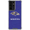 NFL Baltimore Ravens Distressed Galaxy S21 Ultra 5G Clear Case