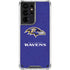 NFL Baltimore Ravens Distressed Galaxy S21 Ultra 5G Clear Case