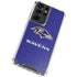 NFL Baltimore Ravens Distressed Galaxy S21 Ultra 5G Clear Case