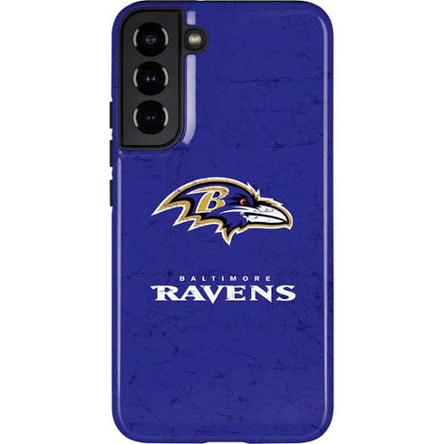 NFL Baltimore Ravens Distressed Galaxy S22 Plus Pro Case