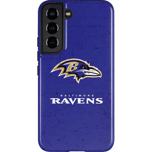 NFL Baltimore Ravens Distressed Galaxy S22 Pro Case