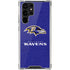 NFL Baltimore Ravens Distressed Galaxy S22 Ultra Clear Case