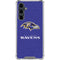 NFL Baltimore Ravens Distressed Galaxy S23 FE Clear Case