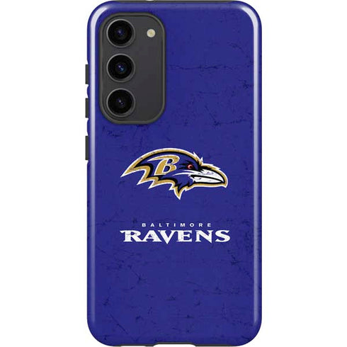 NFL Baltimore Ravens Distressed Galaxy S23 Plus Pro Case