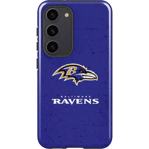 NFL Baltimore Ravens Distressed Galaxy S23 Pro Case
