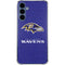 NFL Baltimore Ravens Distressed Galaxy S24 Clear Case