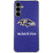NFL Baltimore Ravens Distressed Galaxy S24 Plus Clear Case