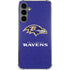 NFL Baltimore Ravens Distressed Galaxy S24 Plus Clear Case