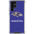 NFL Baltimore Ravens Distressed Galaxy S24 Ultra Clear Case