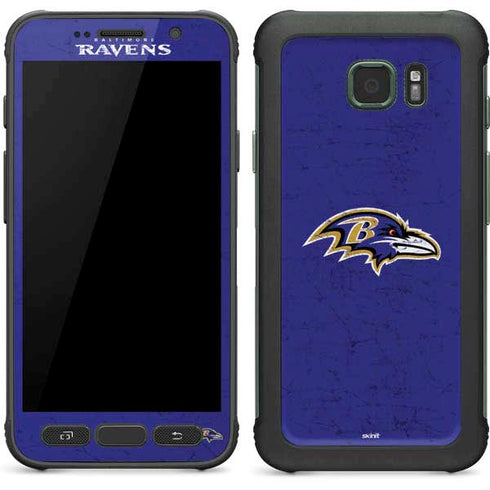 NFL Baltimore Ravens Distressed Galaxy S7 Active Skin